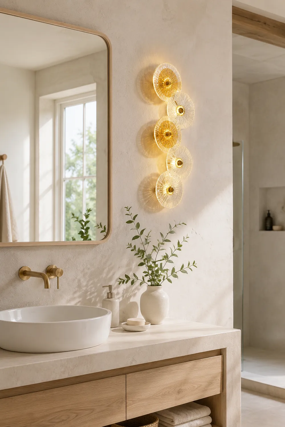 Lotus Leaves Wall Lamp - Lumpaz