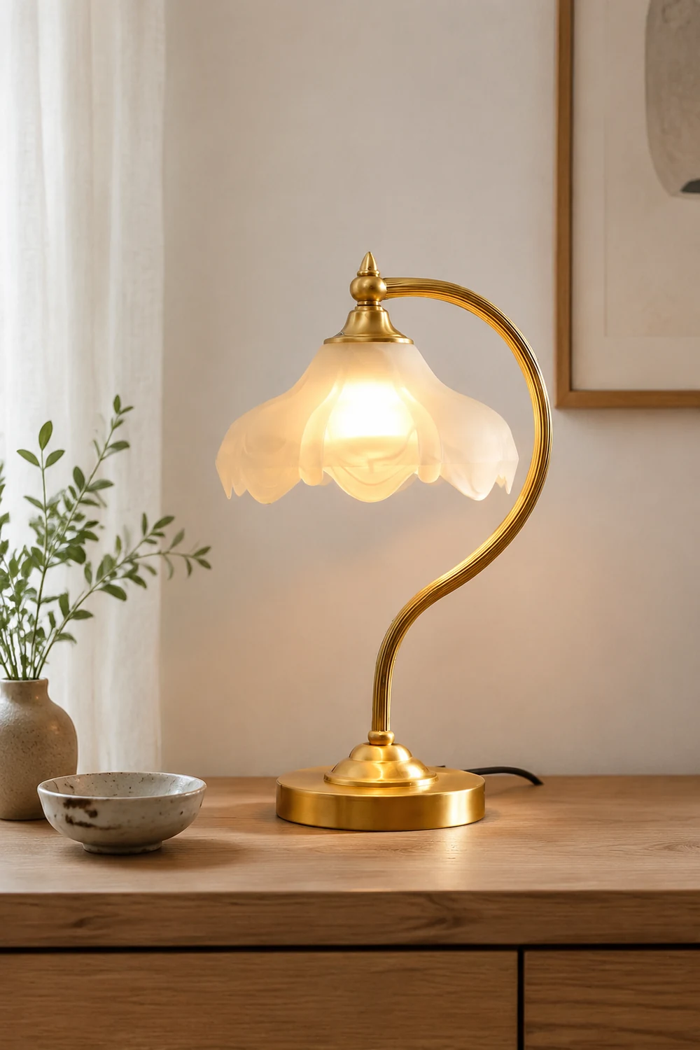 Magnolya Flower Table Lamp - Lumpaz