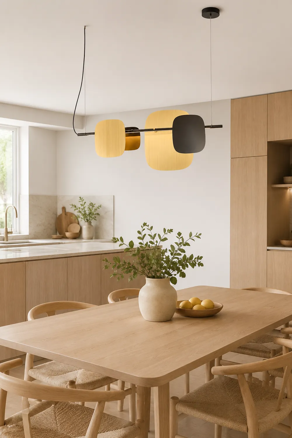 Rounded square Chandelier - Lumpaz