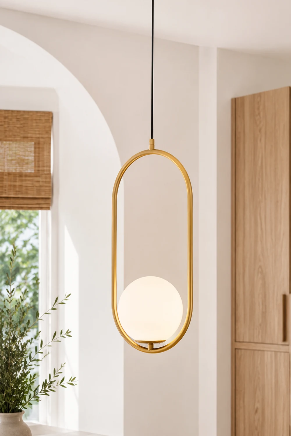 Mila Brass Pendant Lamp - Lumpaz