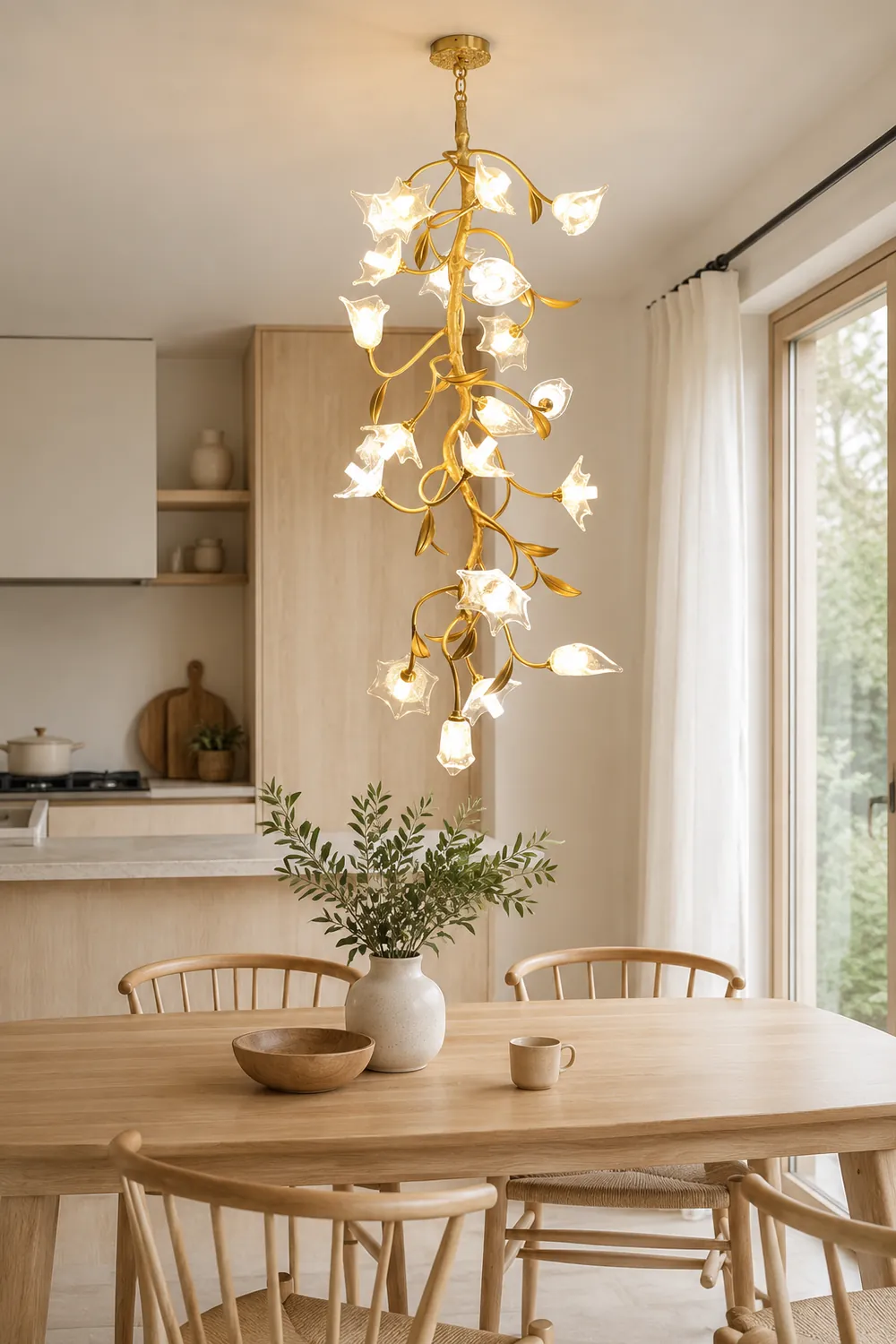 Flower Craftsman Chandelier - Lumpaz