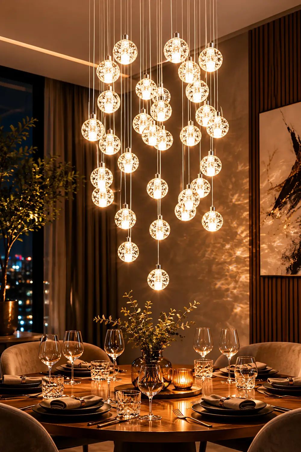 Ball Crystal Chandeliers - Lumpaz