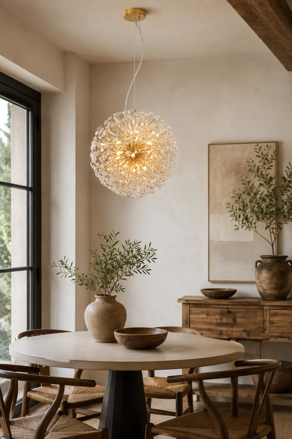 Crystal Dandelion Chandelier - Lumpaz