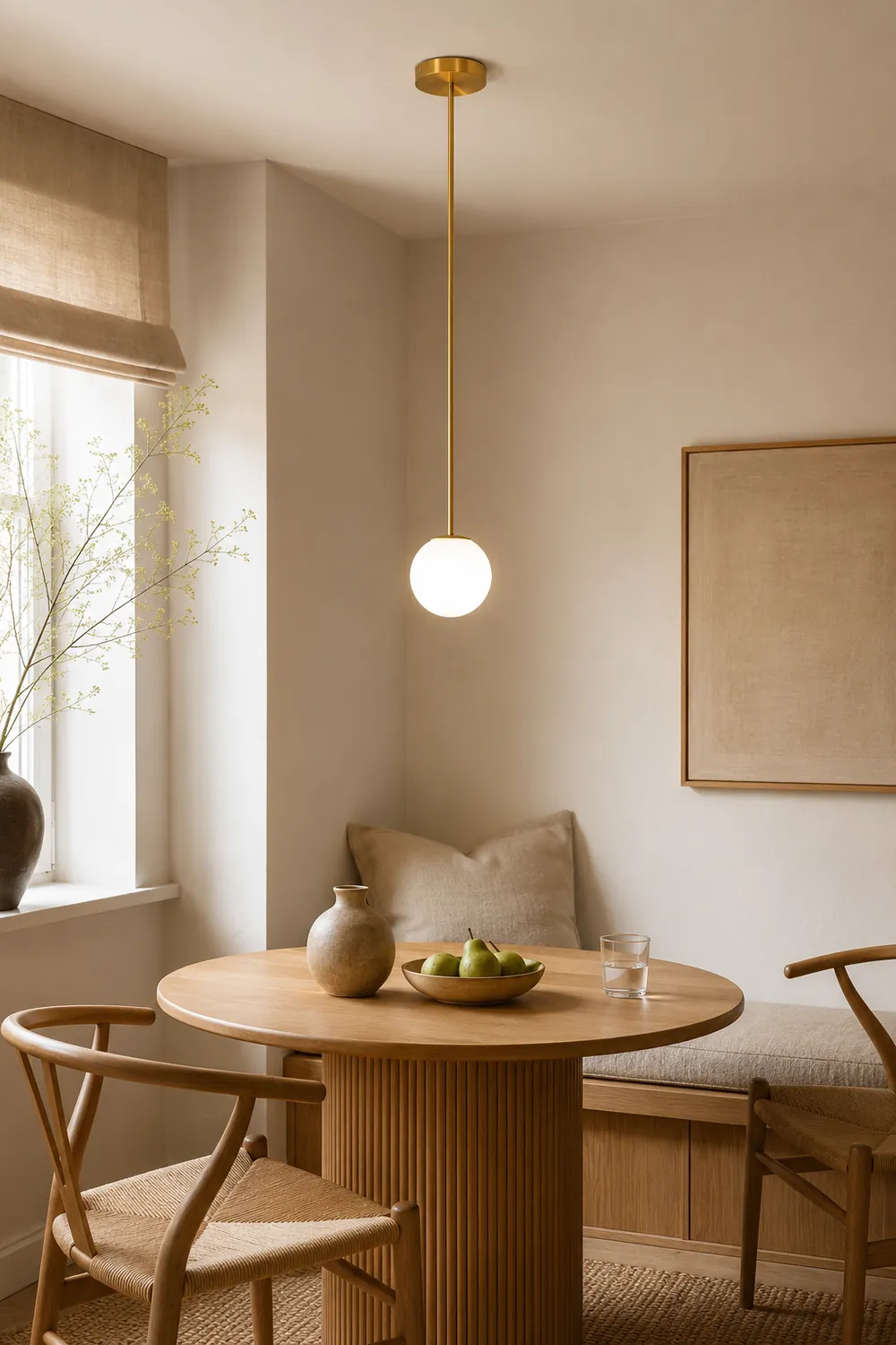 Brass Architectural Pendant Light - Lumpaz