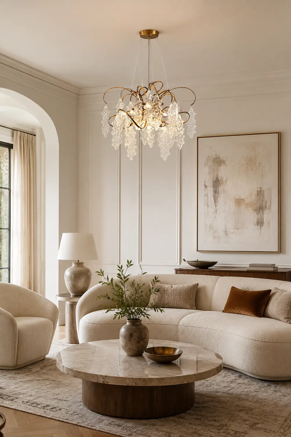 Niagara Round Chandelier - Lumpaz