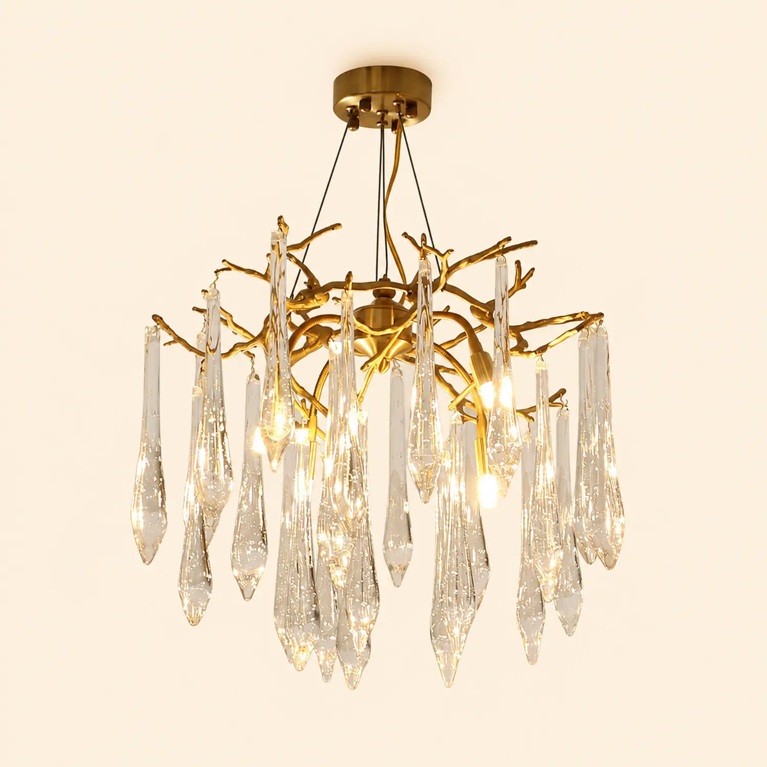 Branchs Brass Chandelier - Lumpaz