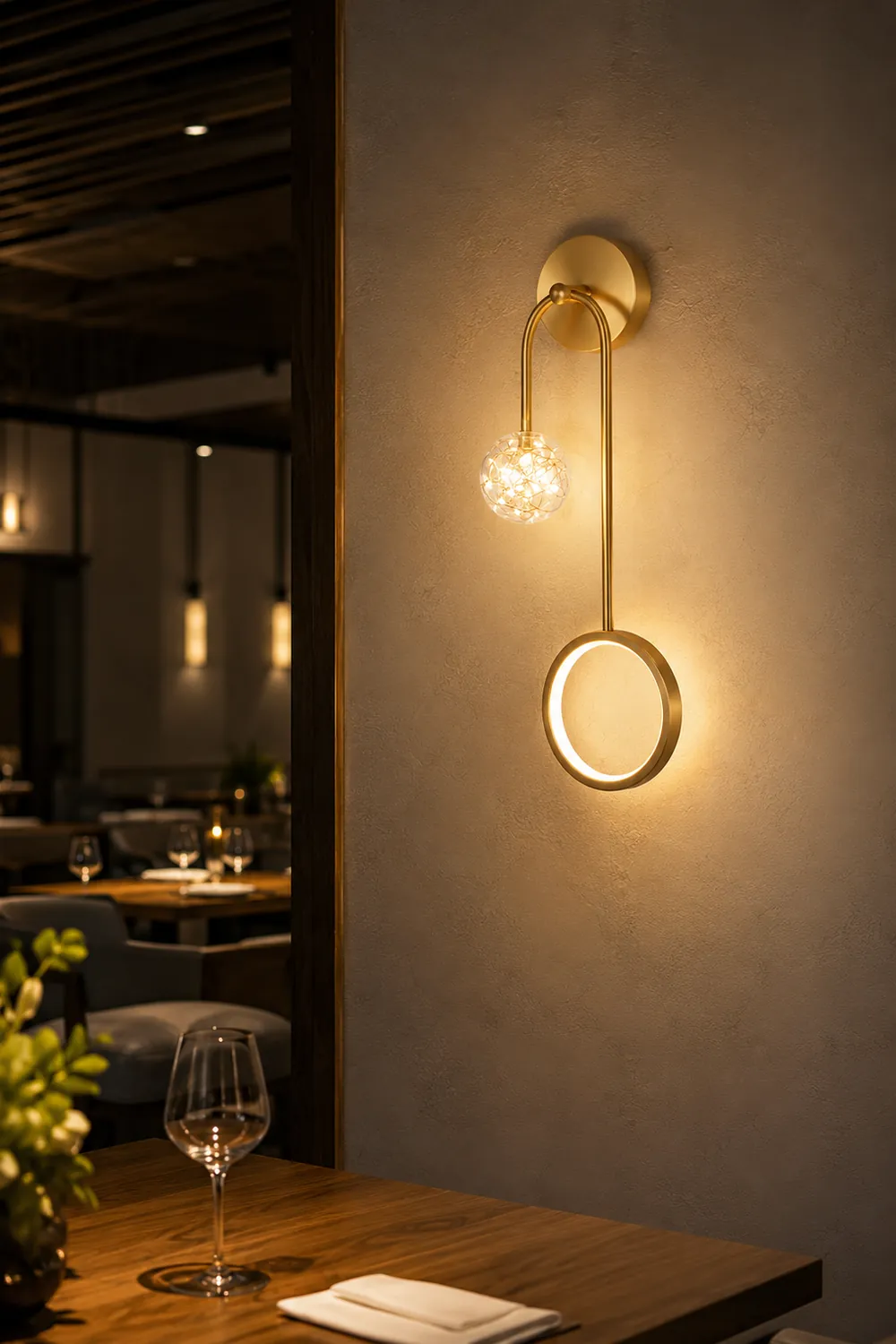 Gypsophila Wall Lamp - Lumpaz