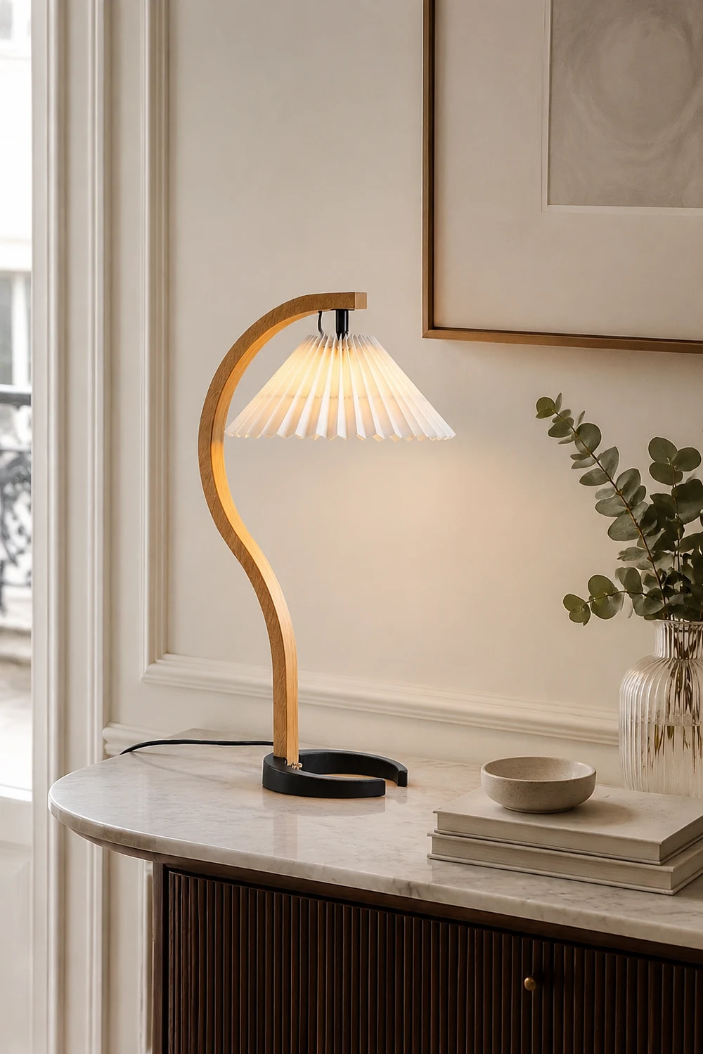 Caprani Wooden Table Lamp - Lumpaz