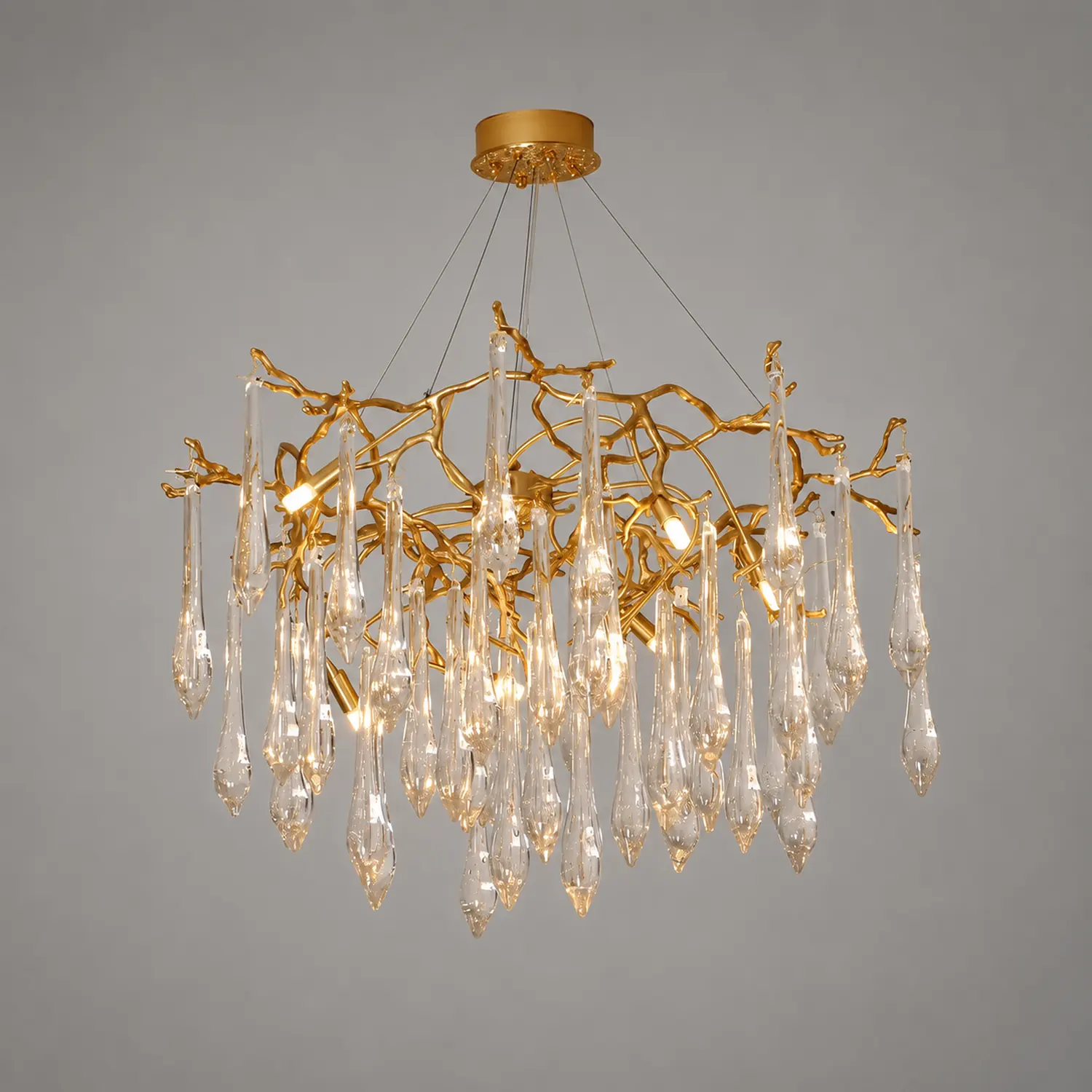 Branchs Brass Chandelier - Lumpaz