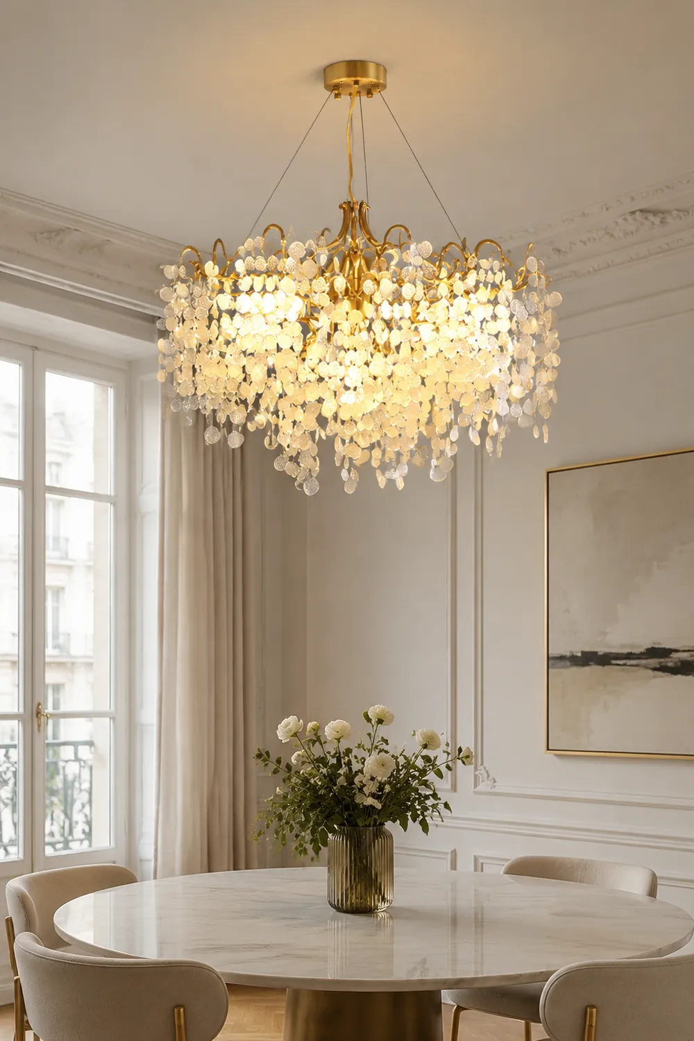 Shiro Noda Round Chandelier - Lumpaz