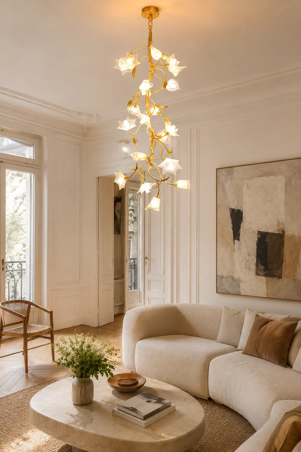 Flower Craftsman Chandelier - Lumpaz