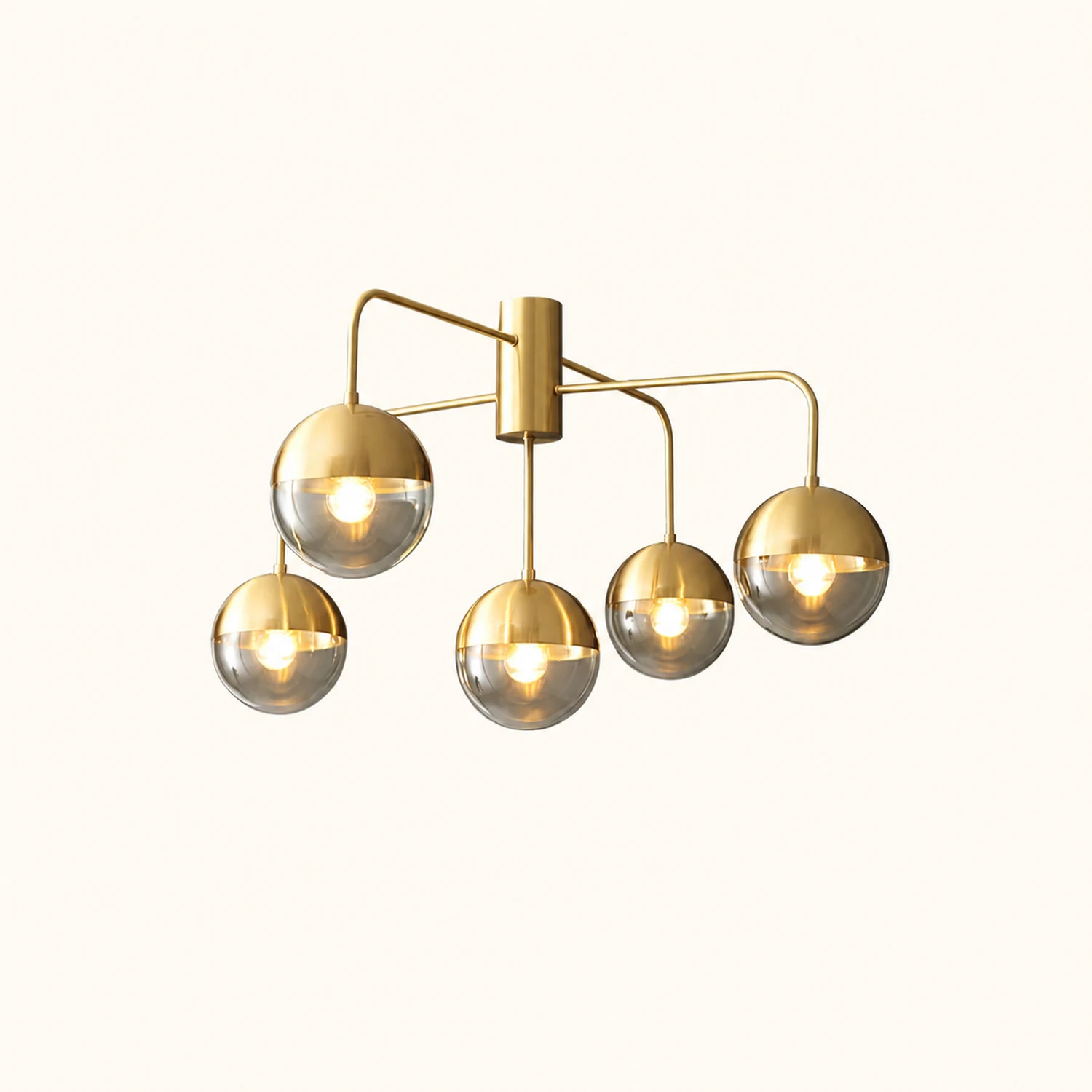 Brass Globulars Ceiling Lamp - Lumpaz