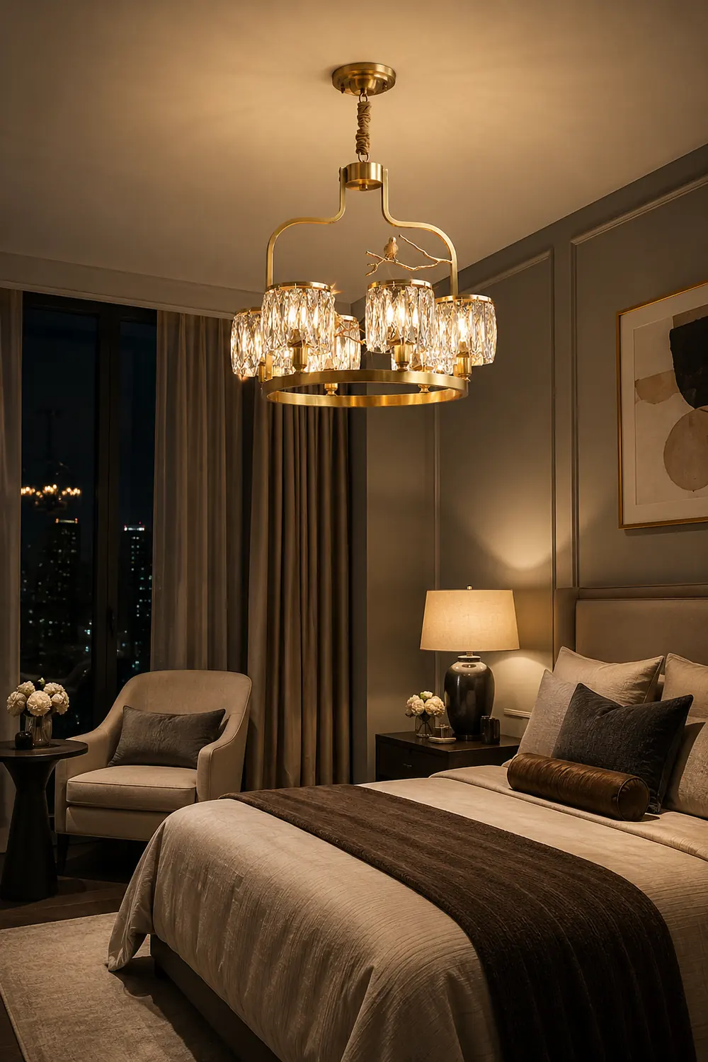 Crystal Bird Chandelier - Lumpaz