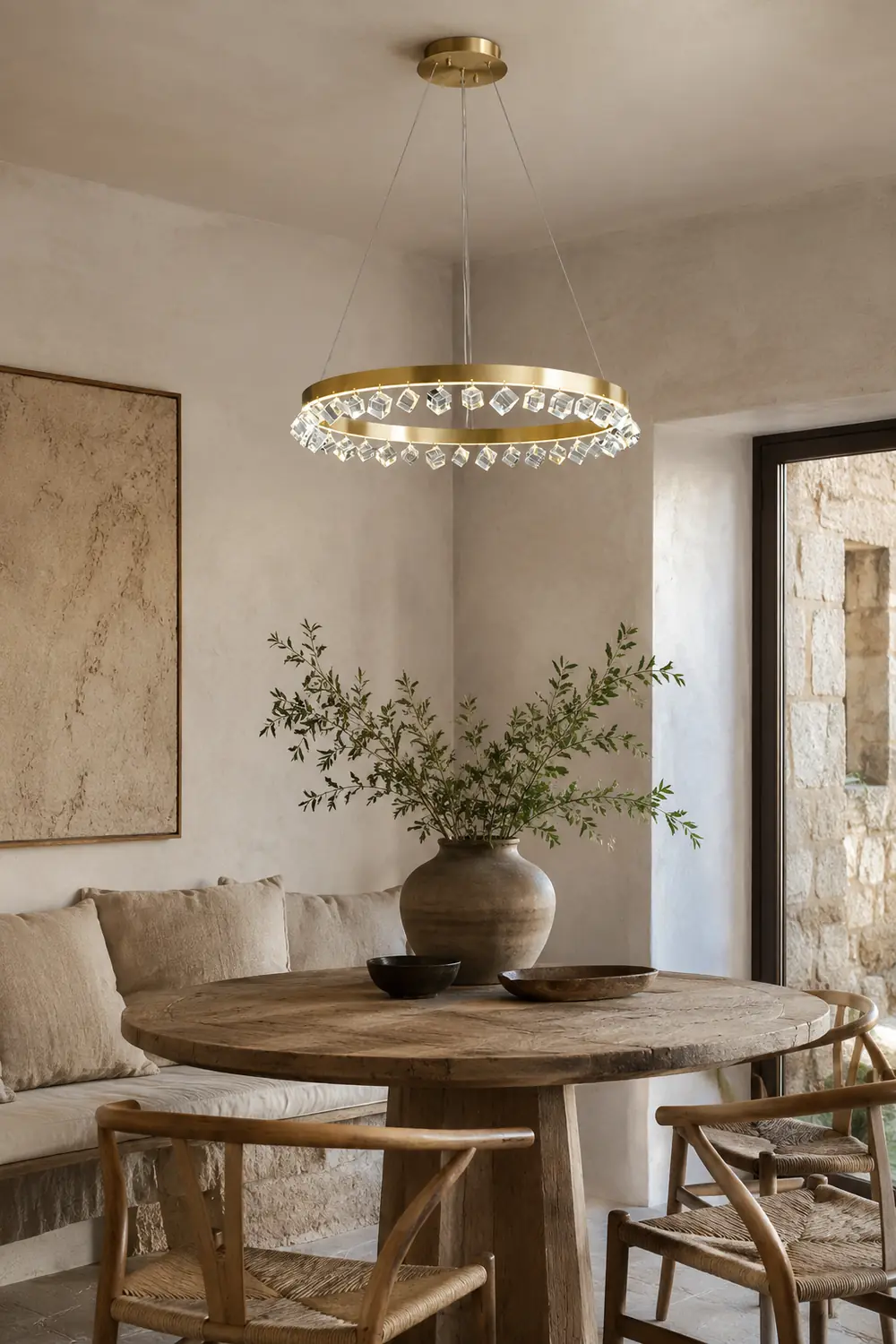 Loop Crystal Chandelier - Lumpaz