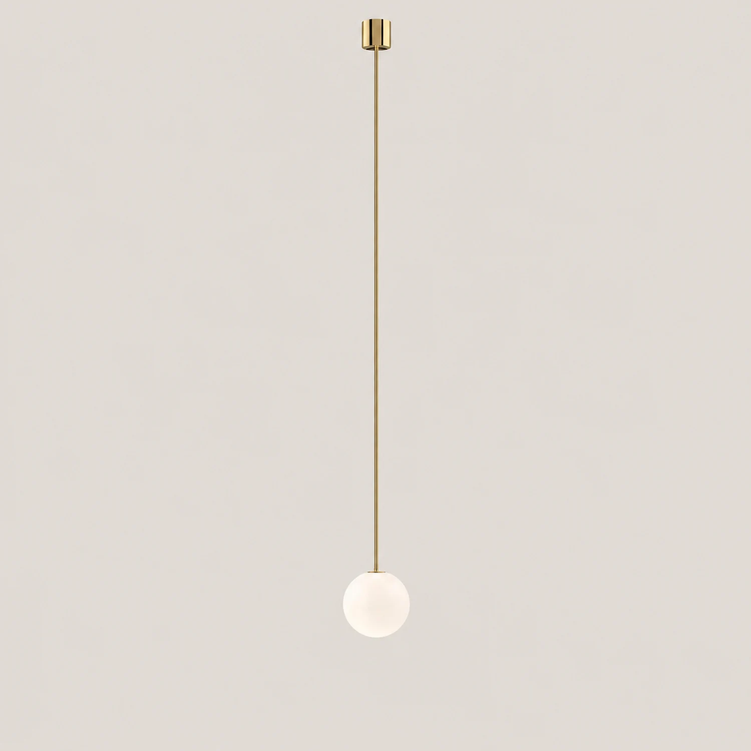 Brass Architectural Pendant Light - Lumpaz