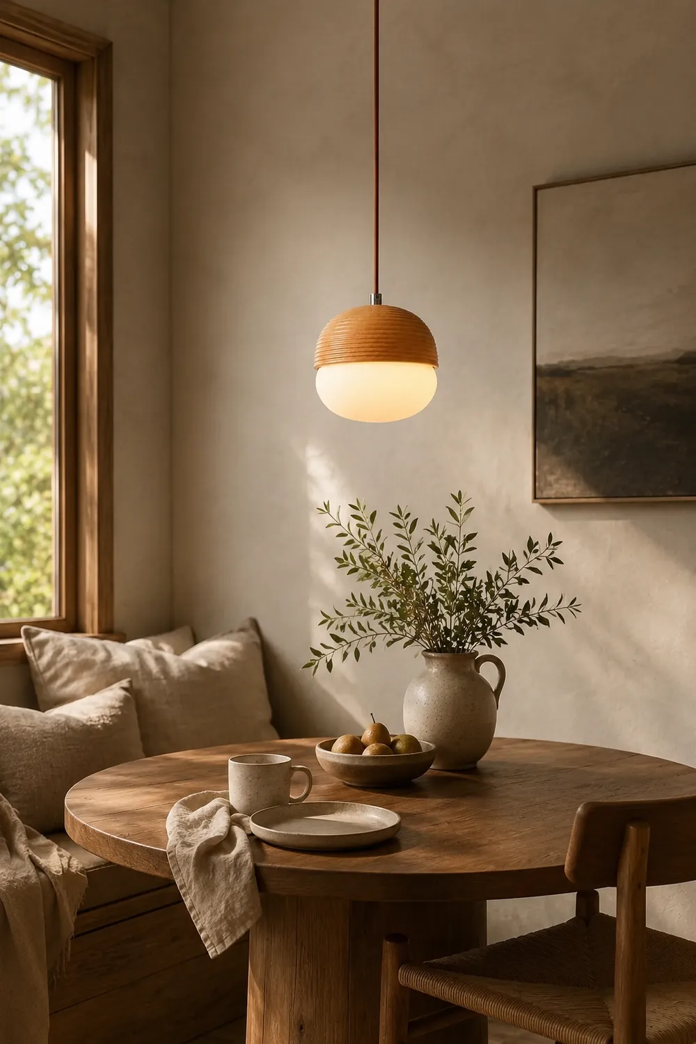 Wood Nut Pendant Lamp - Lumpaz