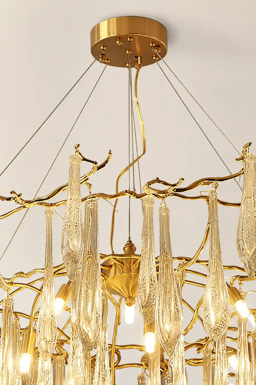 Branchs Brass Chandelier - Lumpaz