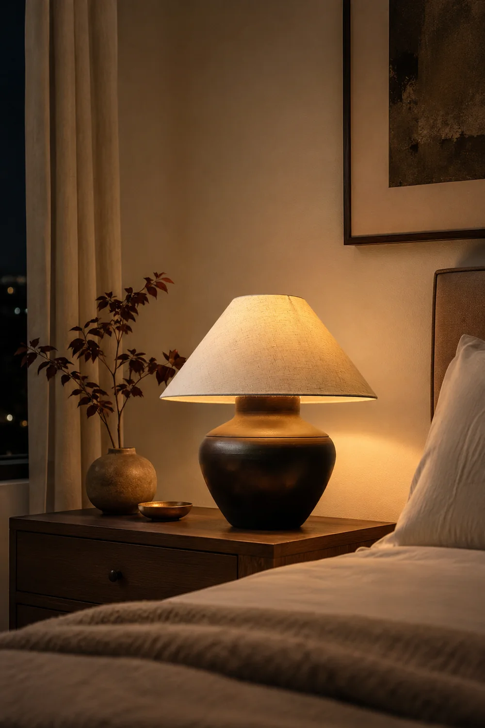 Calabria Ceramic Table Lamp - Lumpaz