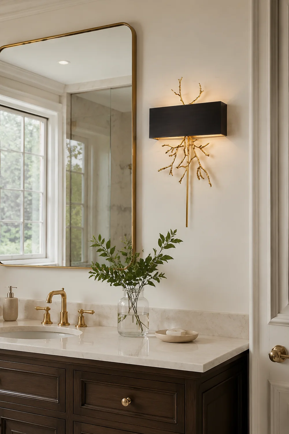 Brass Branch Wall Lamp - Lumpaz