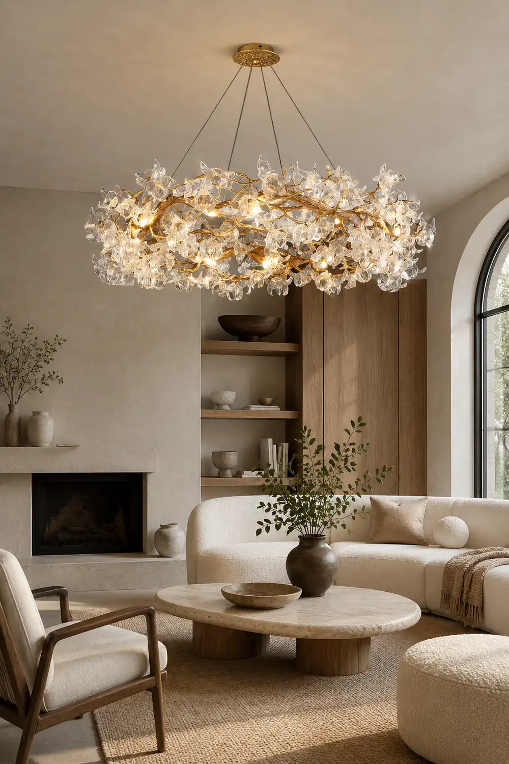 Hibiscus Flower Chandelier - Lumpaz