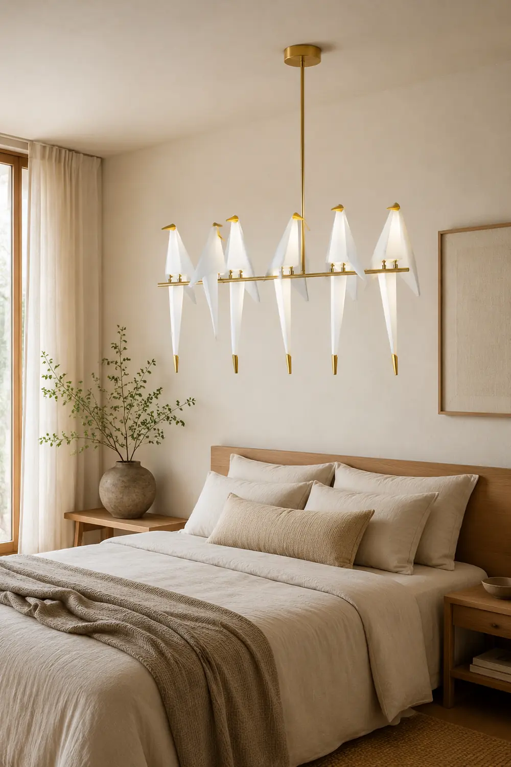 Perching Bird Chandelier - Lumpaz