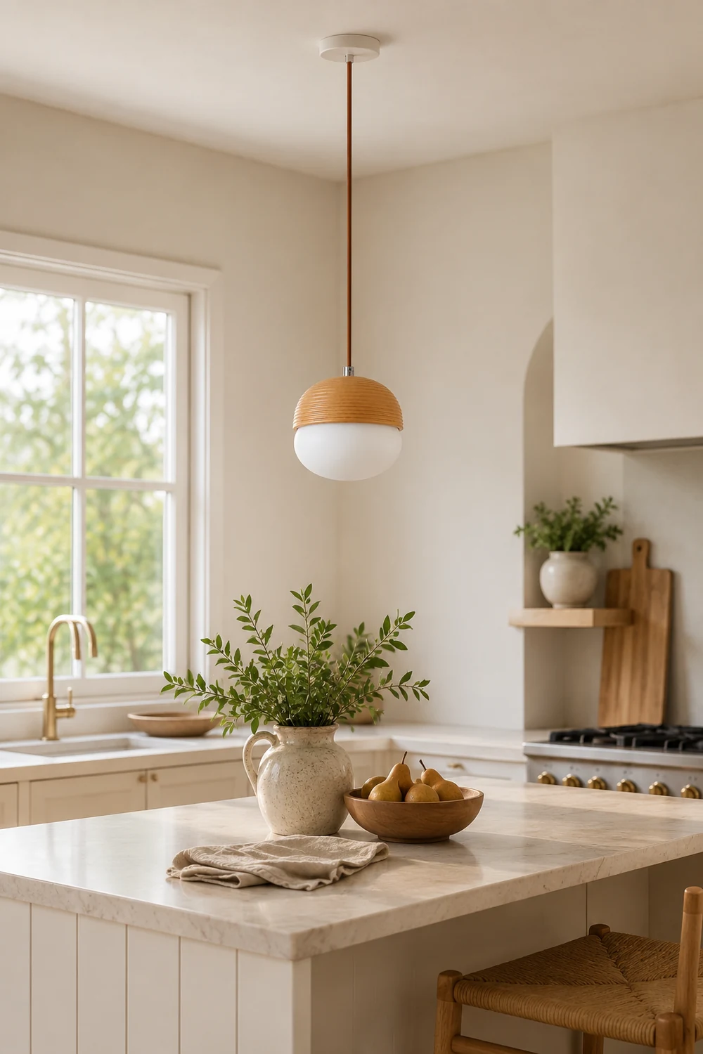 Wood Nut Pendant Lamp - Lumpaz