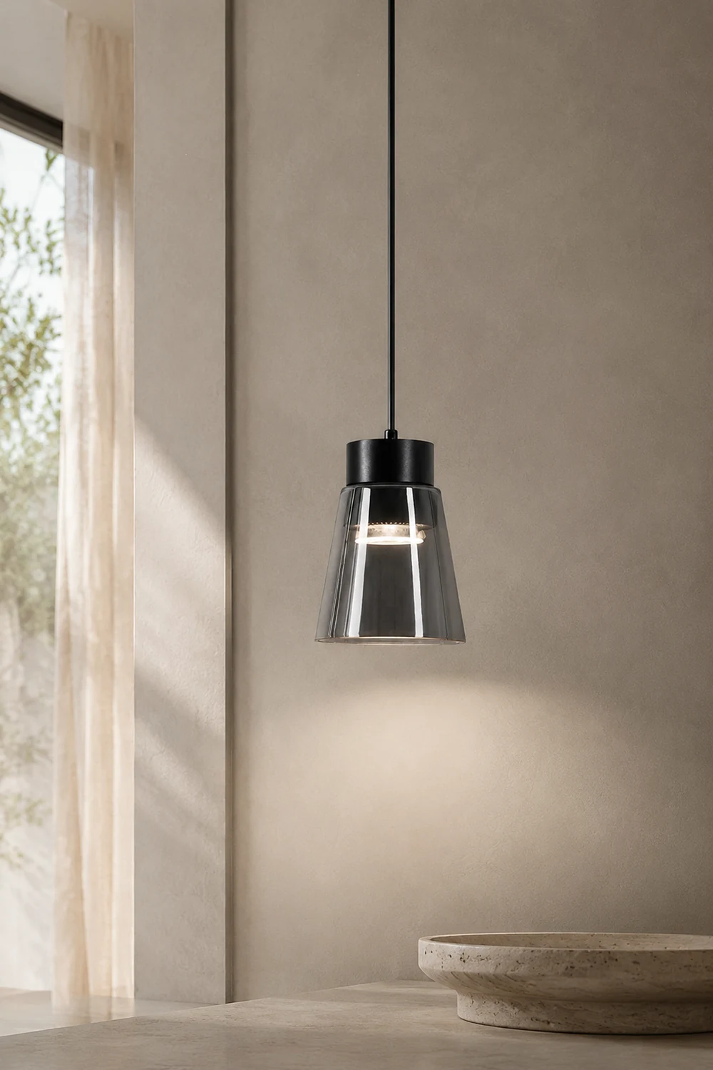 Smoke Cone Pendant Lamp - Lumpaz