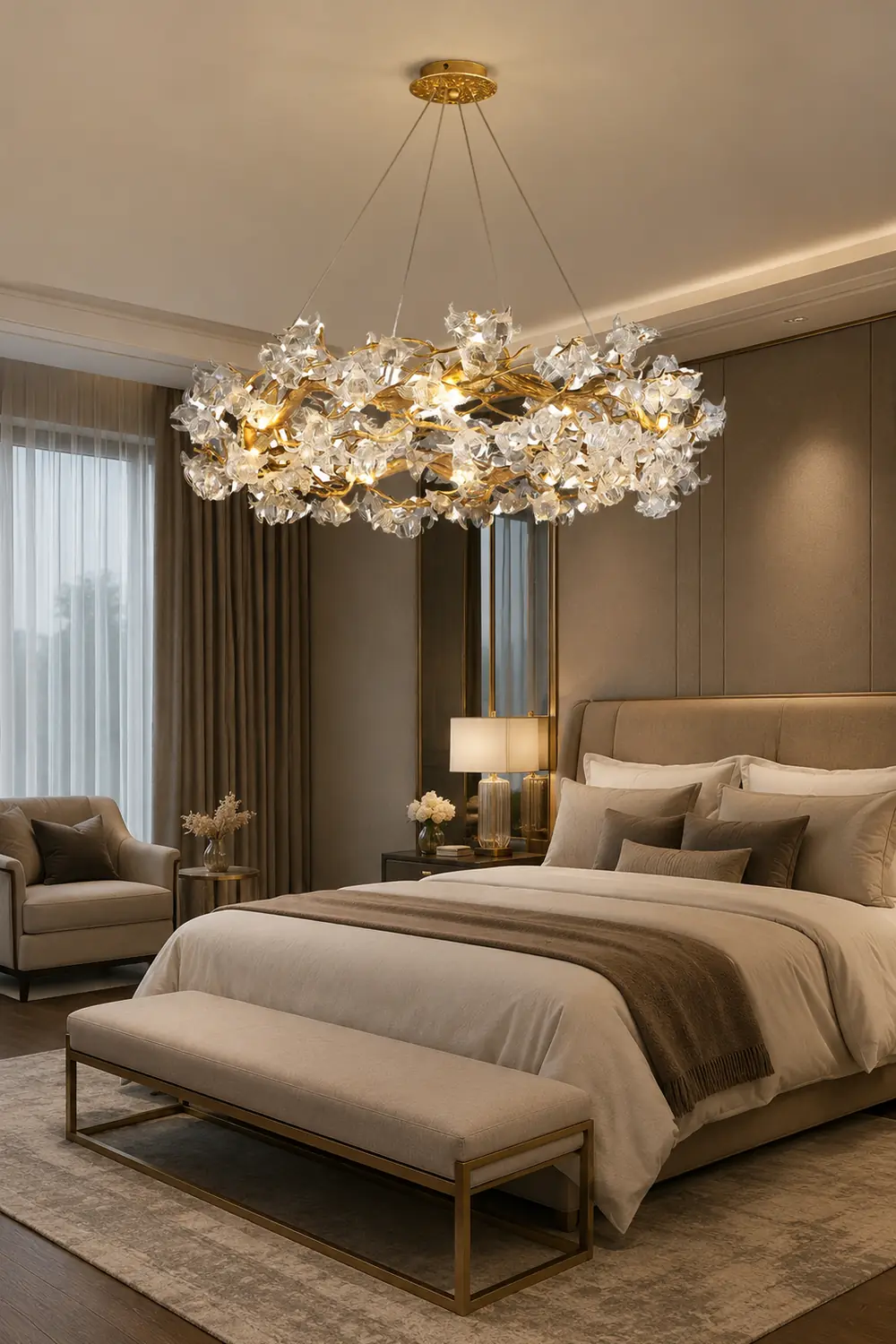 Hibiscus Flower Chandelier - Lumpaz