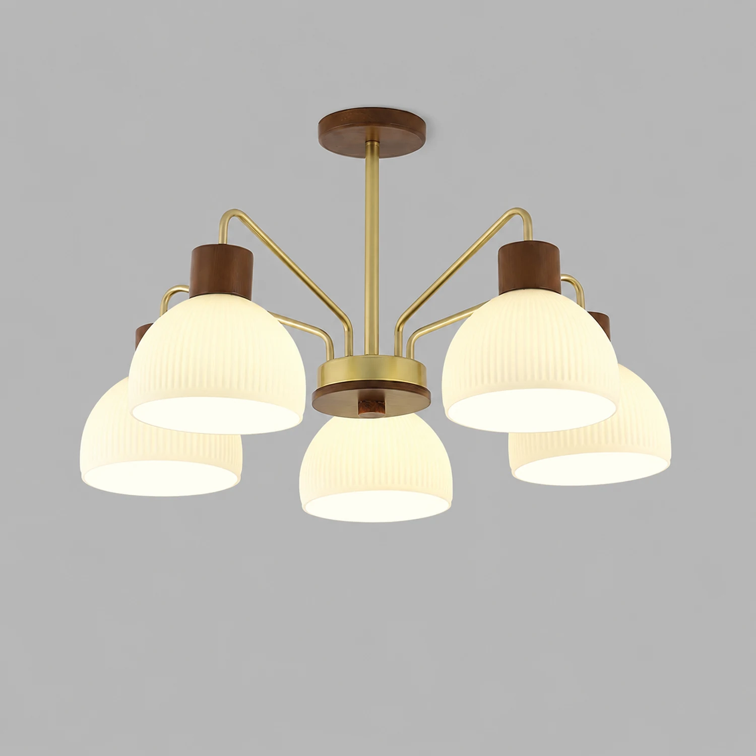 Ribbed Chandelier - Lumpaz
