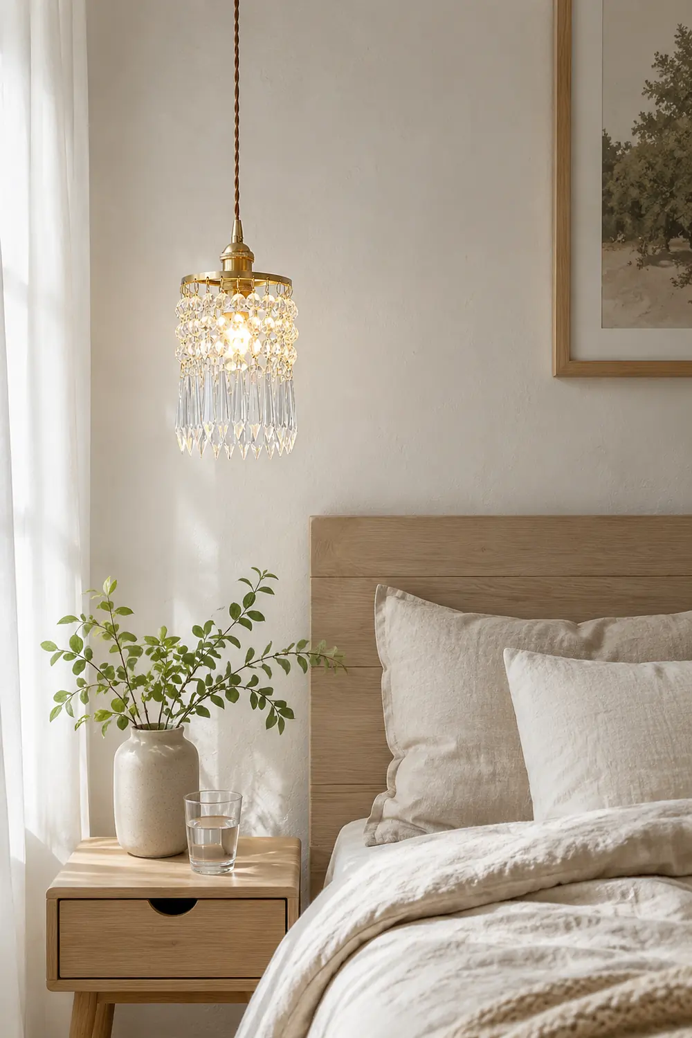 Vintage Crystal Pendant Lamp - Lumpaz