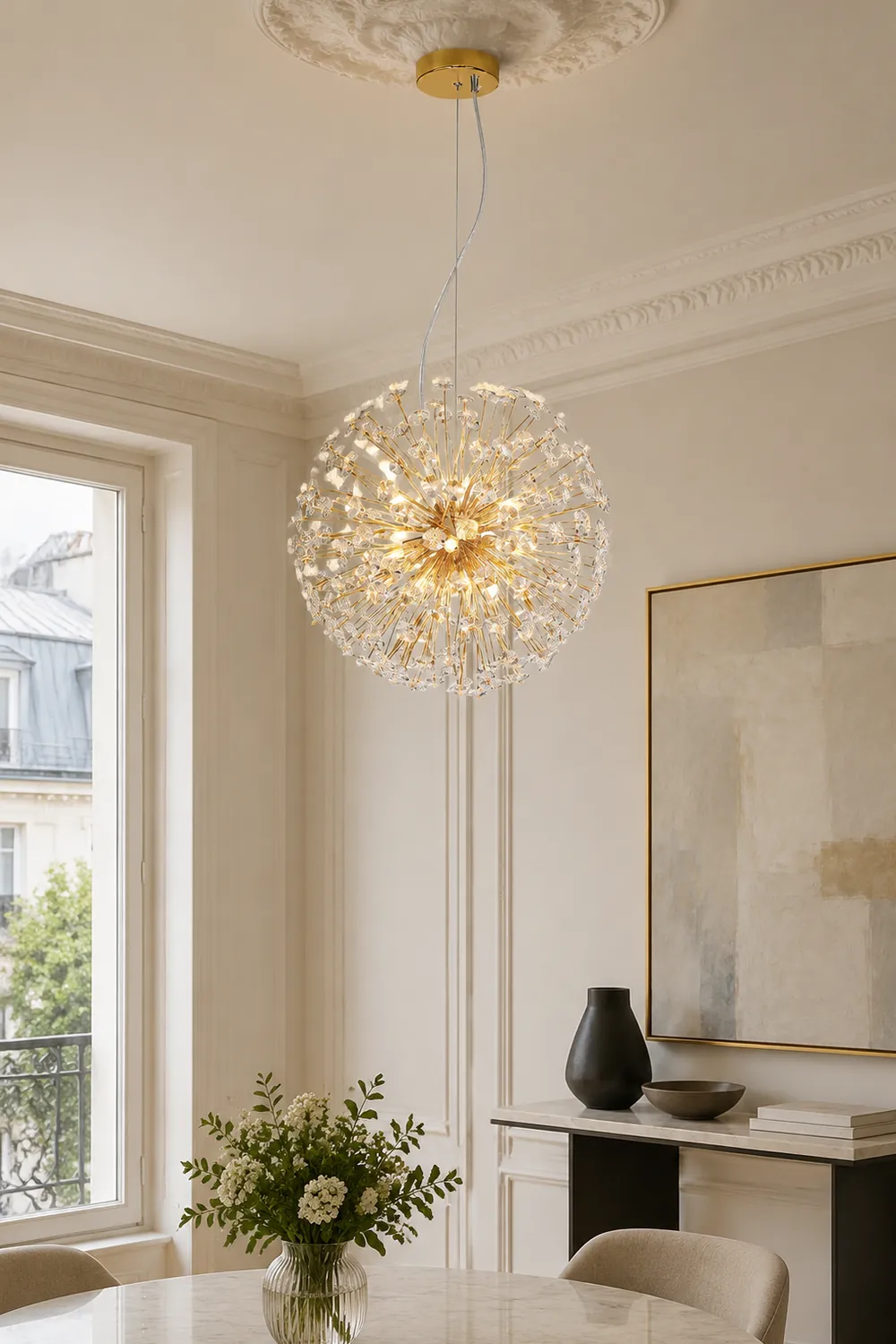 Crystal Dandelion Chandelier - Lumpaz