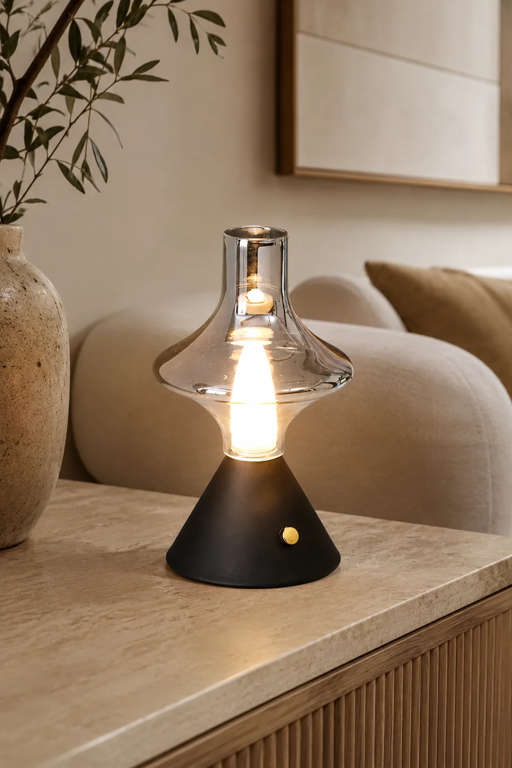 Theater Built-in Battery Table Lamp - Lumpaz