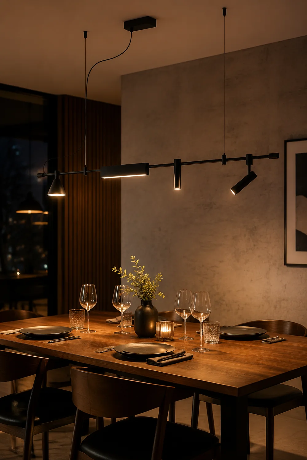 Horizontal Linear LED Pendant Lamp - Lumpaz