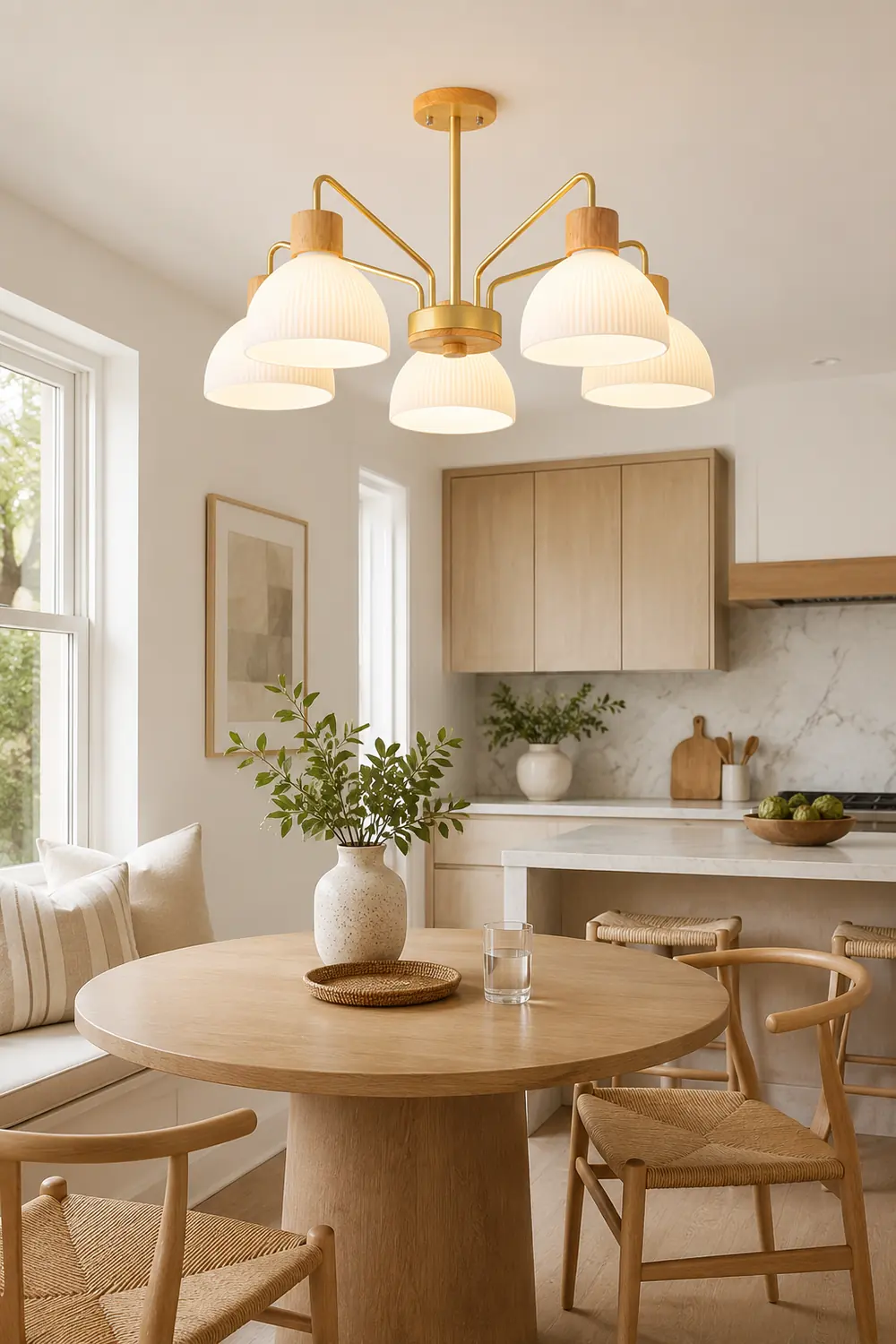 Ribbed Chandelier - Lumpaz