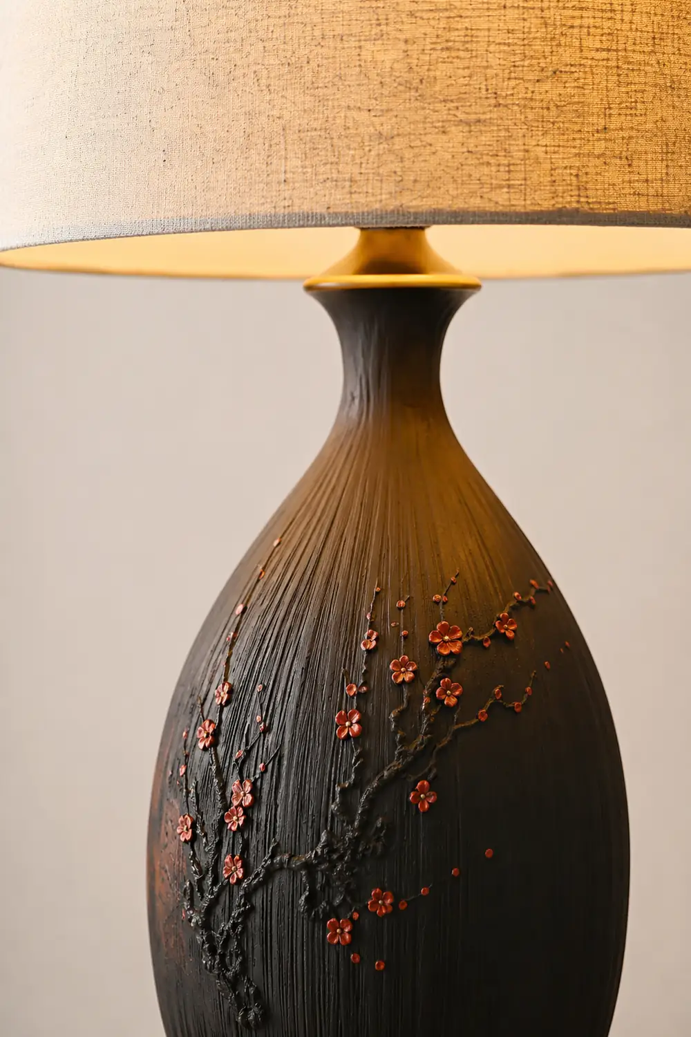 Plum Ceramic Table Lamp - Lumpaz