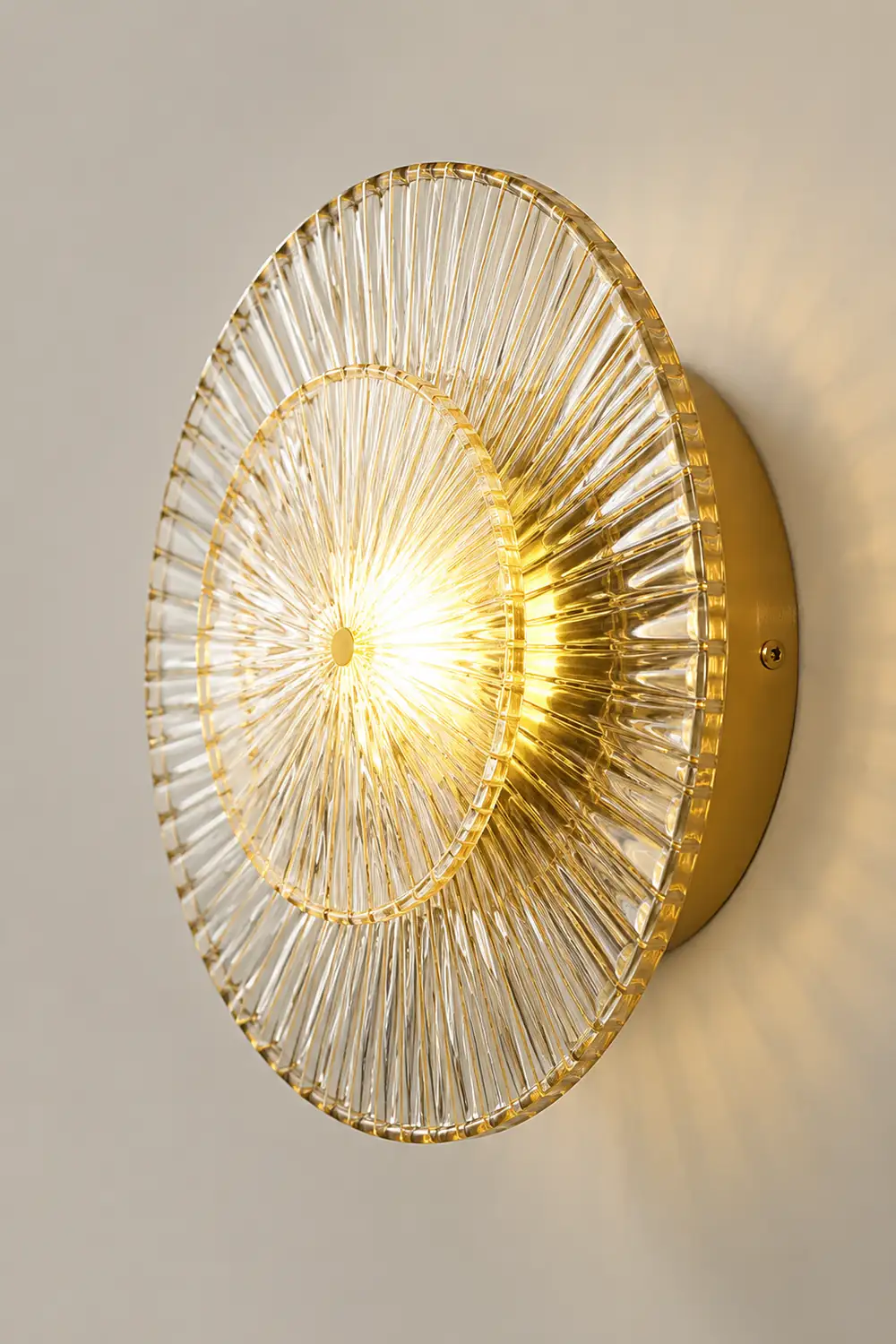 Round Crystal Wall Lamp - Lumpaz