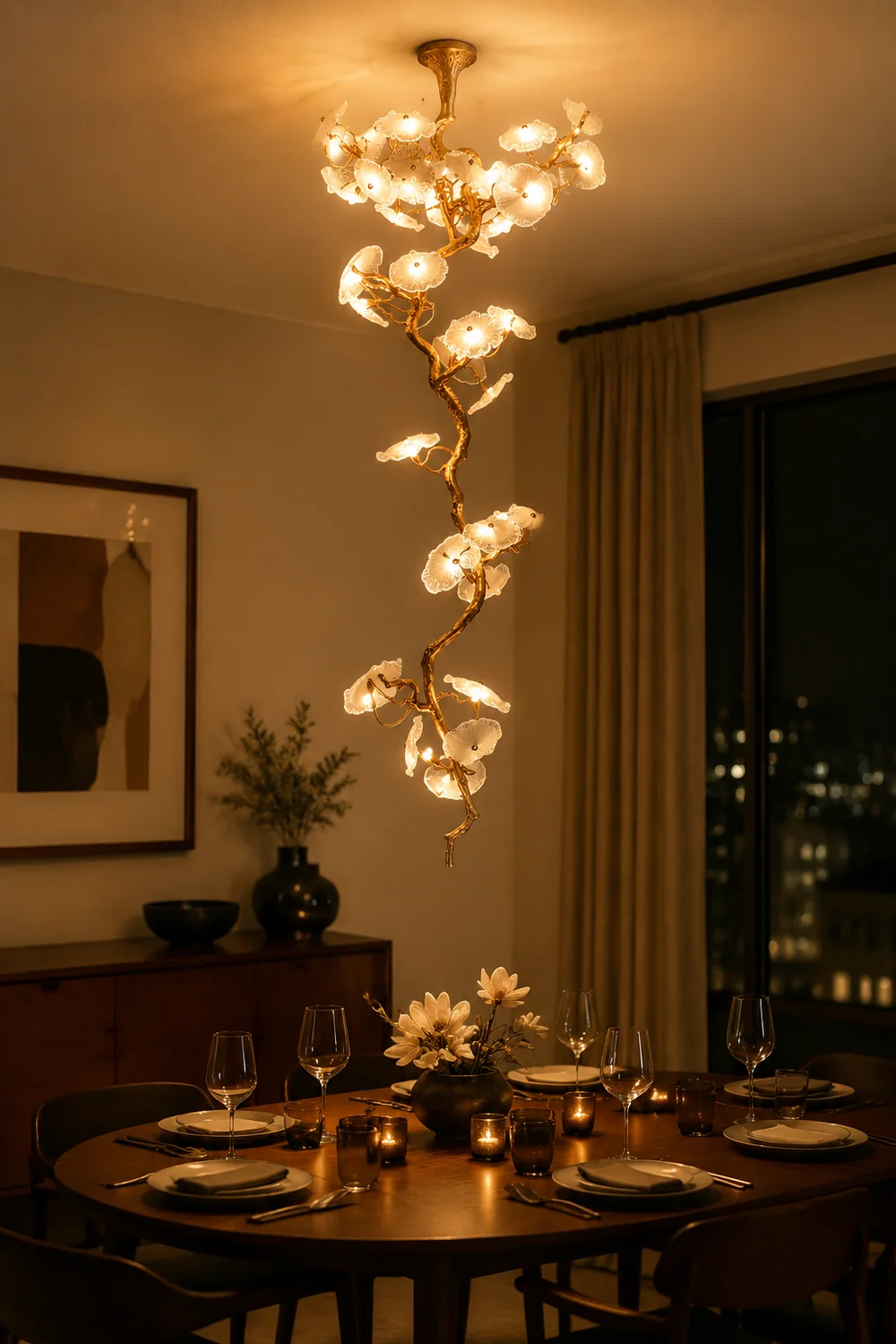 Nenufar Bonsai Chandelier - Lumpaz
