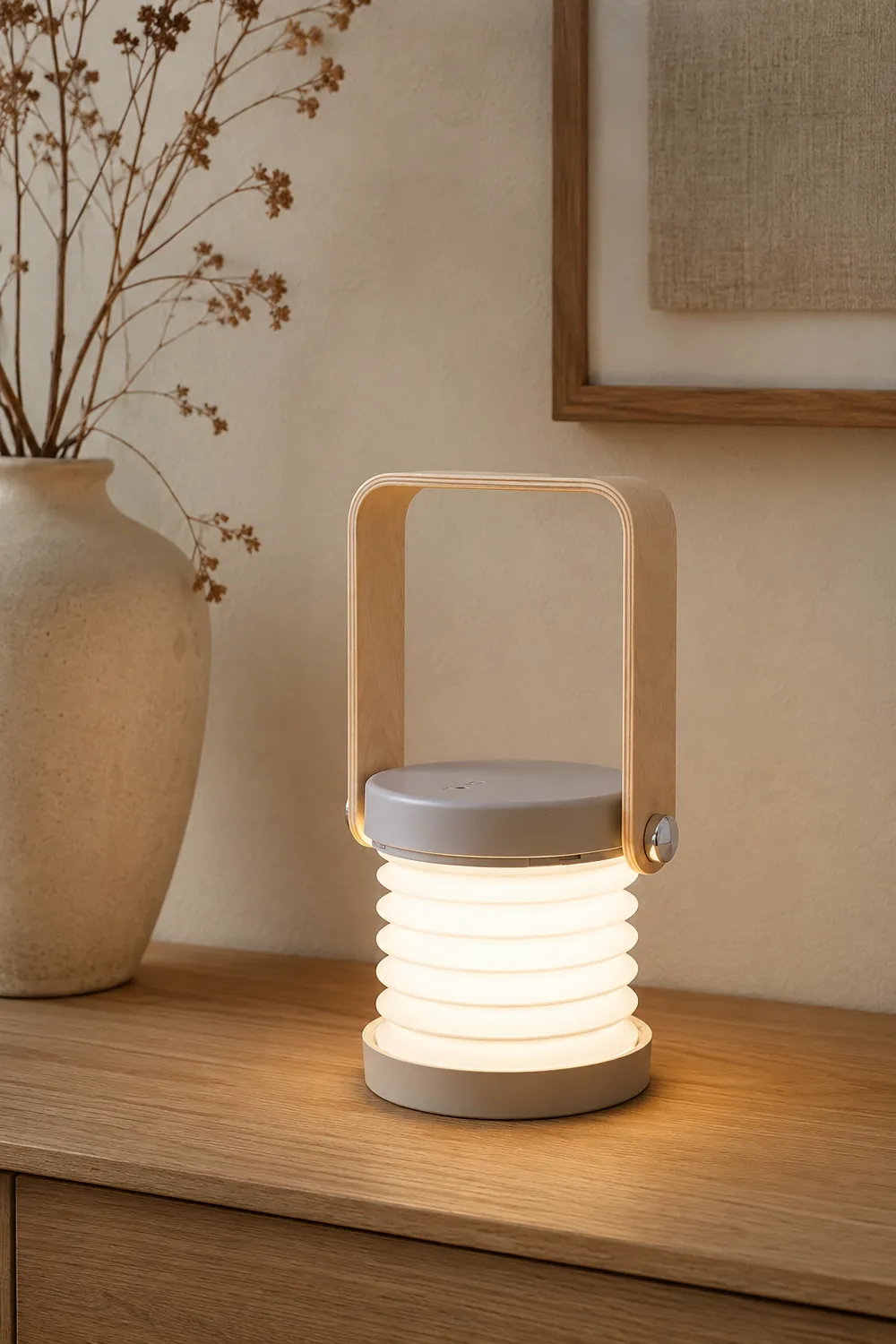 Portable Lantern Table Lamp - Lumpaz