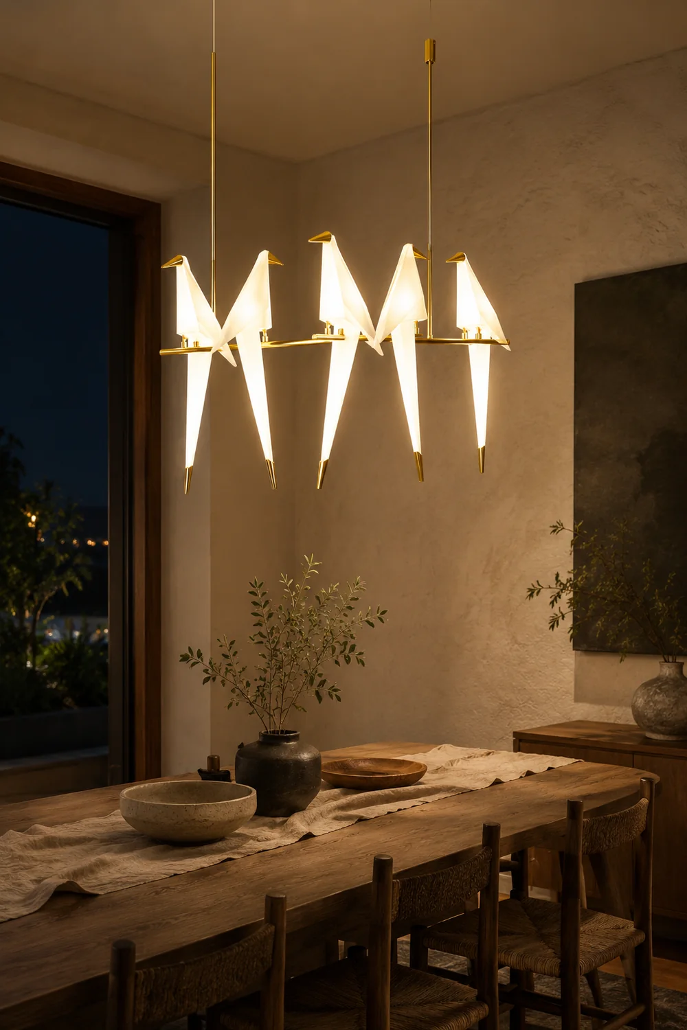 Perching Bird Chandelier - Lumpaz