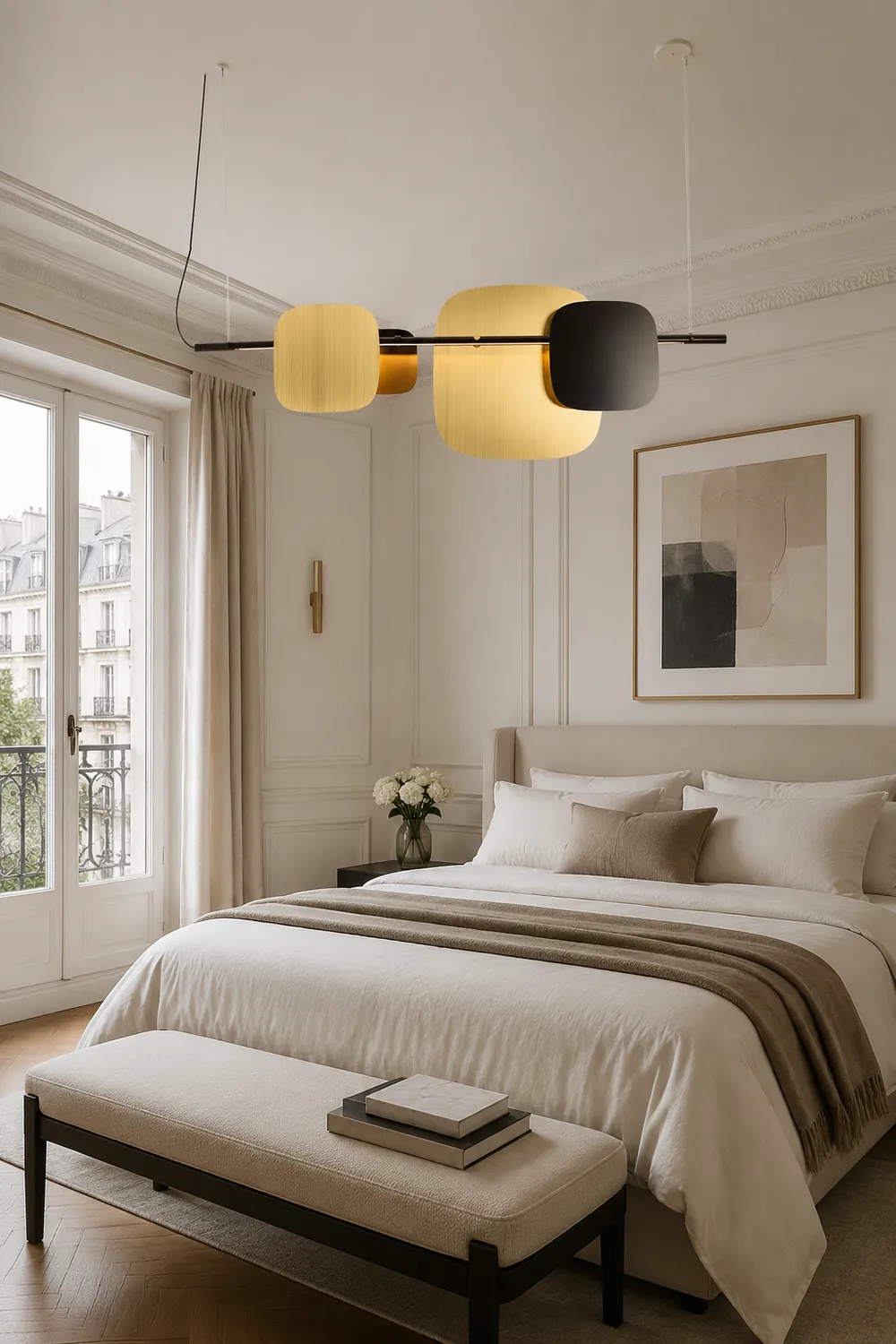 Rounded square Chandelier - Lumpaz