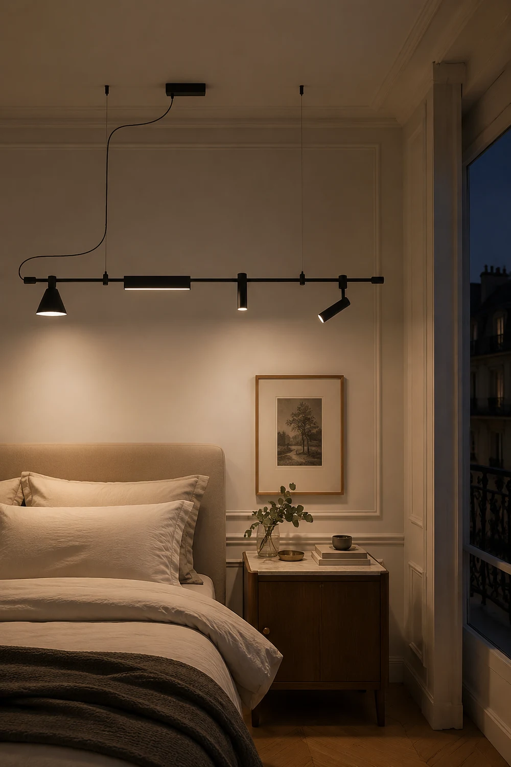 Horizontal Linear LED Pendant Lamp - Lumpaz
