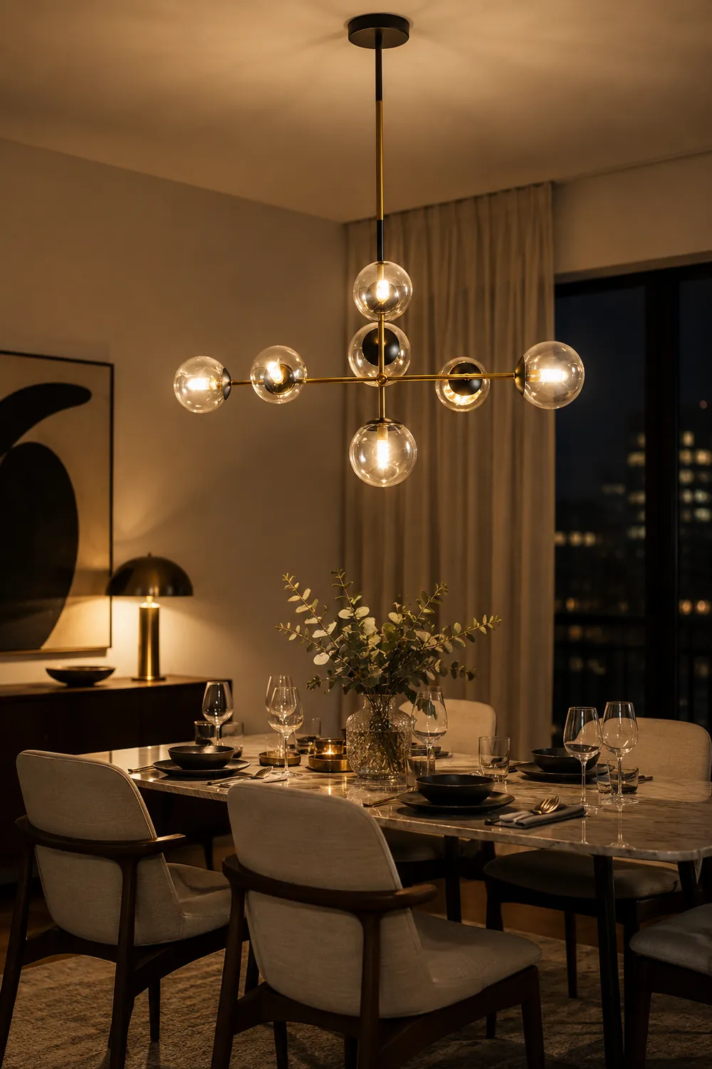 Fulesi Globe Chandelier - Lumpaz