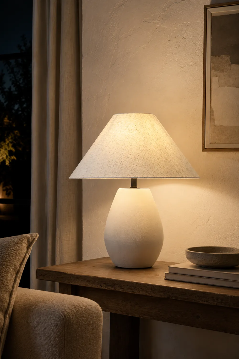 Scatchard Ceramic Table Lamp - Lumpaz