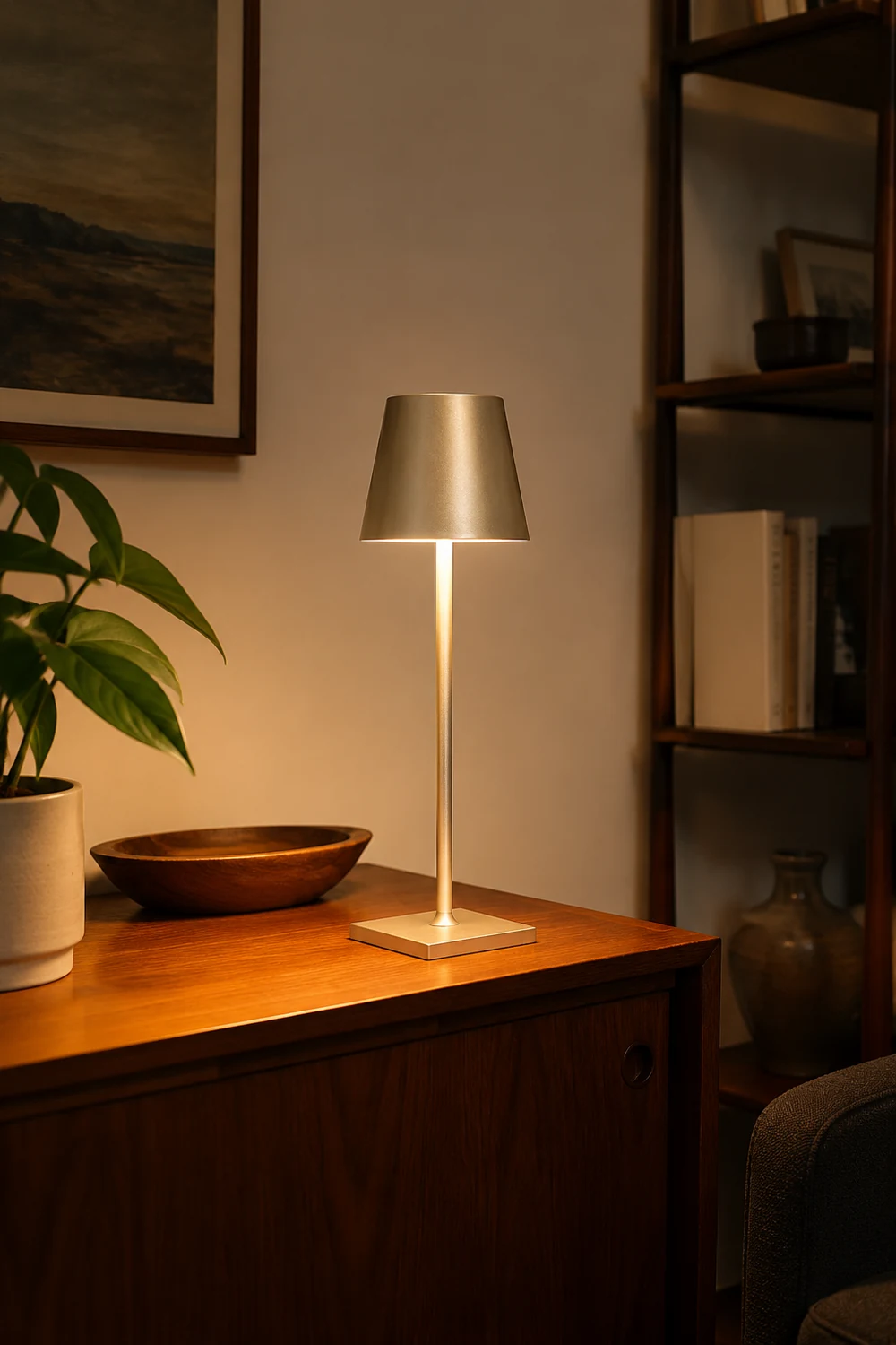 Poldina Built-in Battery Table Lamp - Lumpaz