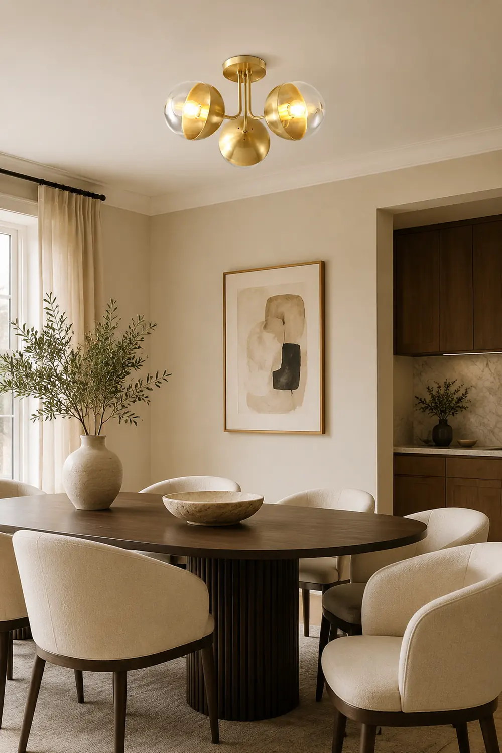 Brass Globulars Ceiling Lamp - Lumpaz