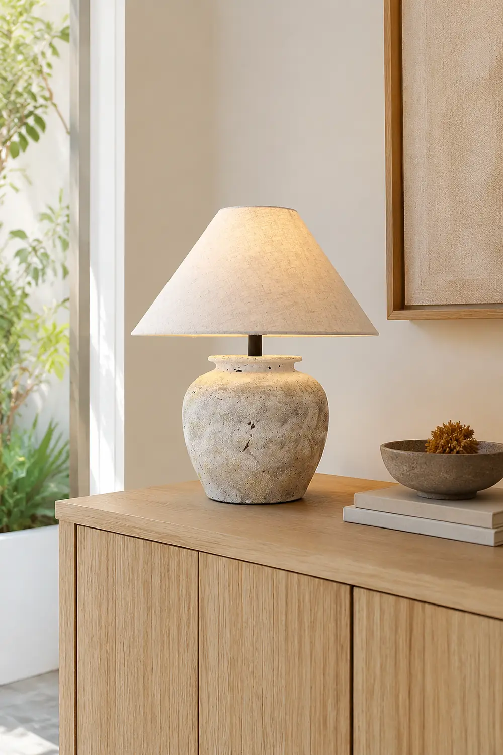 Houa Ceramic Table Lamp - Lumpaz