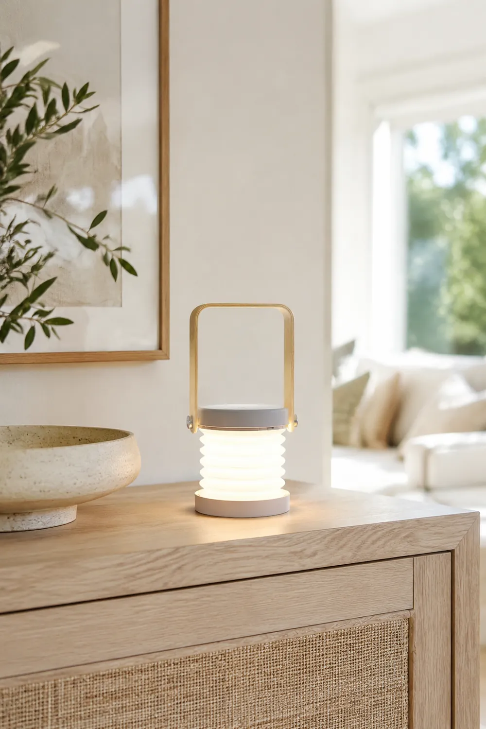 Portable Lantern Table Lamp - Lumpaz