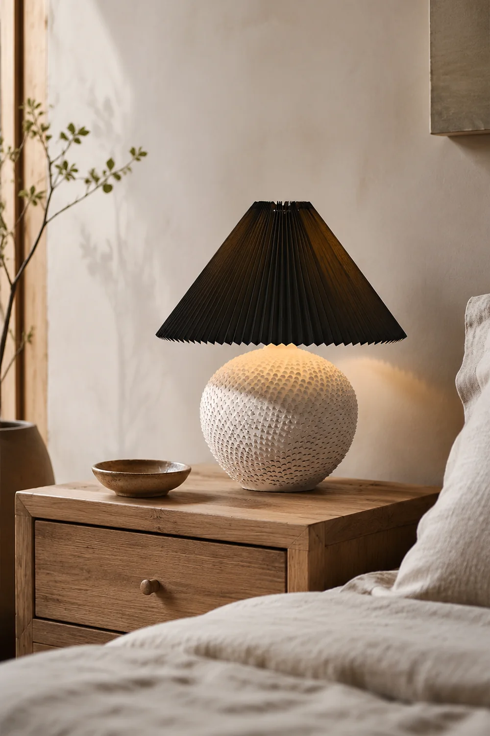 Textured Ceramic Table Light - Lumpaz