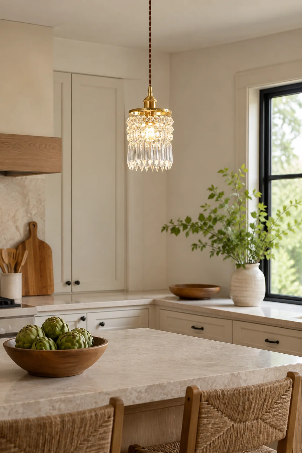 Vintage Crystal Pendant Lamp - Lumpaz