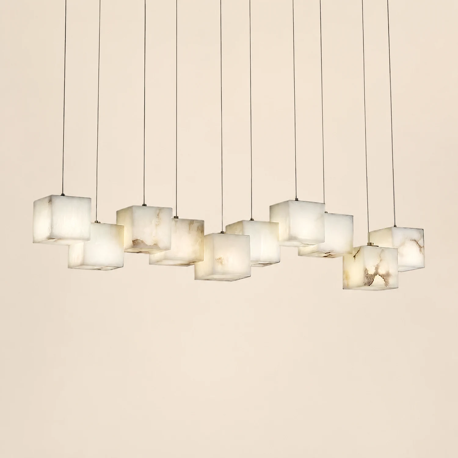 Marble Box Chandelier - Lumpaz